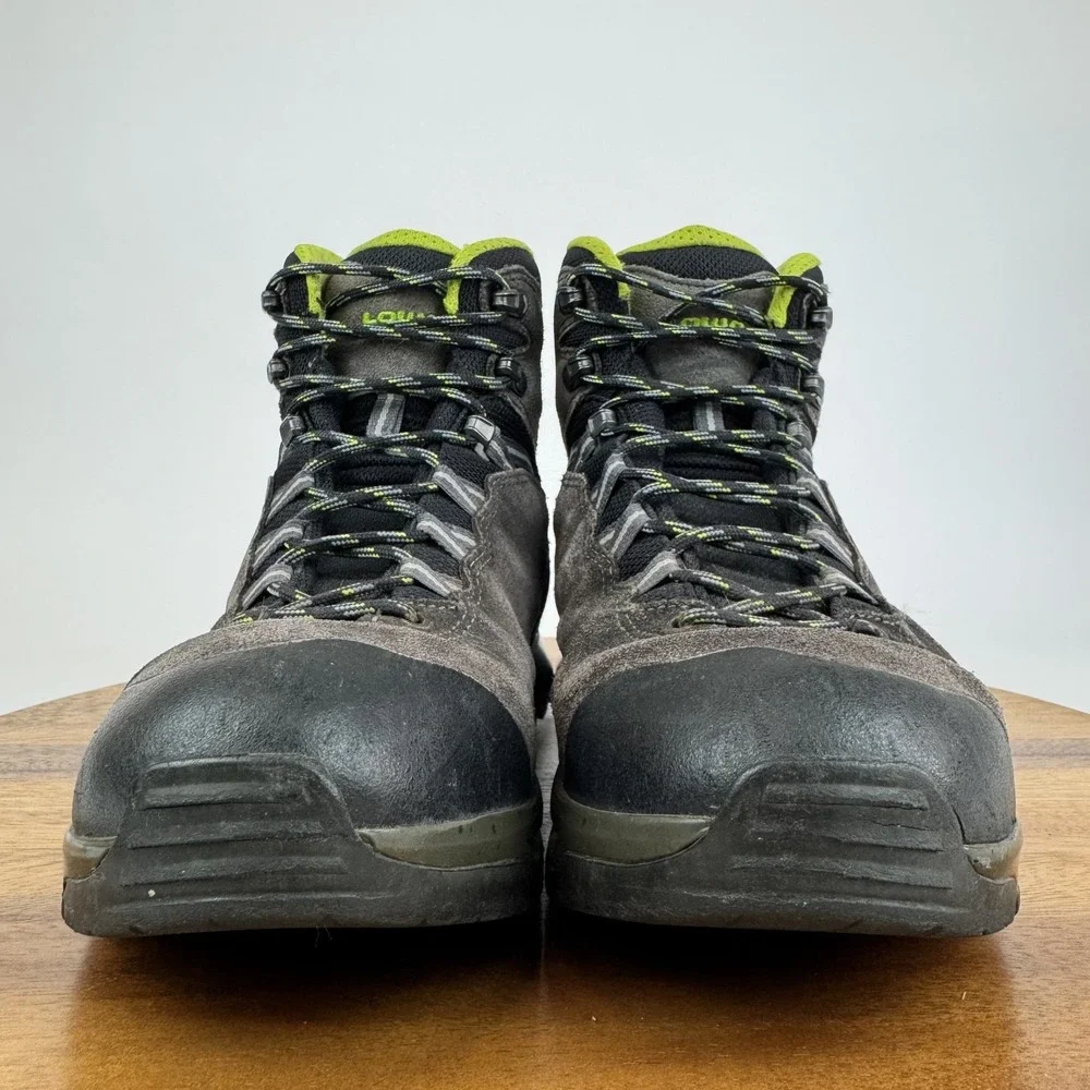 Mens Lowa Explorer II GTX Mid Waterproof Gortex Gray Green  display picture 3